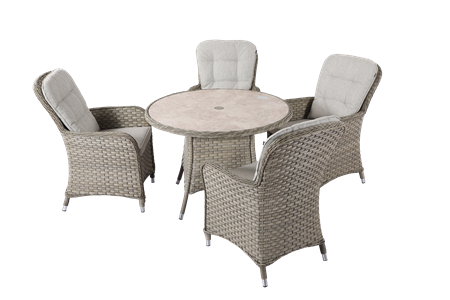 Eton 4 Seat Dining Set - image 2