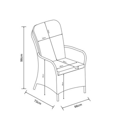 Eton 4 Seat Dining Set - image 4