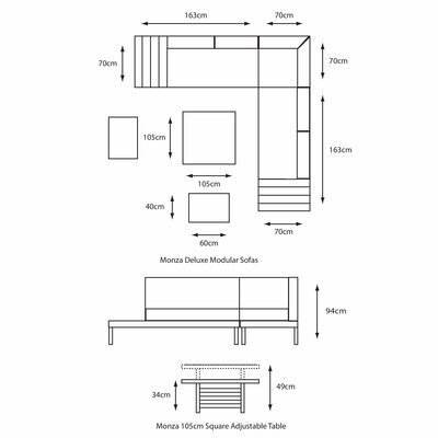 Monza Modular Dining Set - image 5